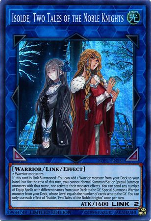 SOFU-ENSE1 - Isolde, Two Tales of the Noble Knights - Super Rare Limited Edition-  NM