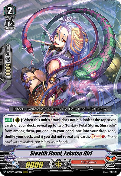 Stealth Fiend, Jakotsu Girl (D-VS05/033EN) [V Clan Collection Vol.5]