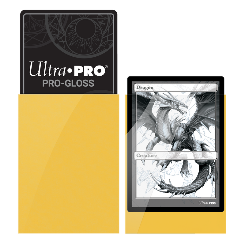 Ultra PRO: Standard 50ct Sleeves - PRO-Gloss (Yellow)