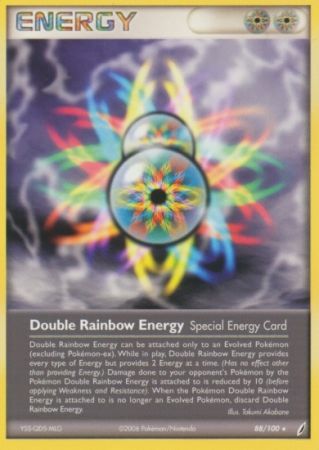 88/100 - Double Rainbow Energy - Rare Reverse Holo - MP