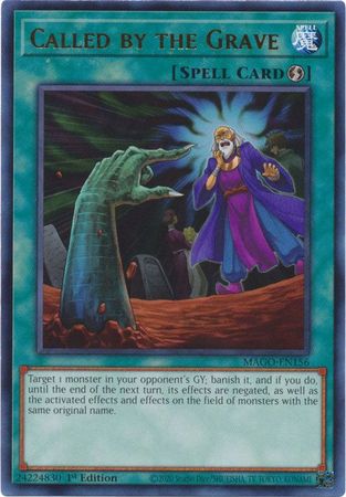 MAGO-EN156 - Called by the Grave - Rare 1st Edition - NM