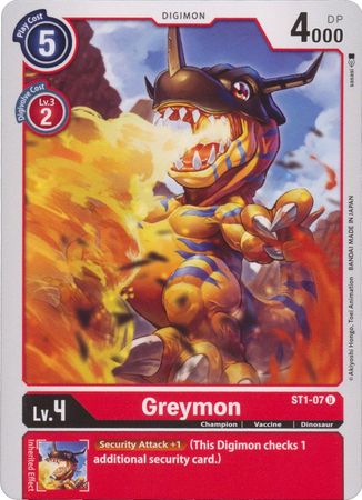 ST1-07 - Greymon -  U - Uncommon - NM