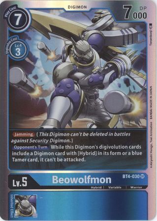 BT4-030 - Beowolfmon - Super Rare - NM