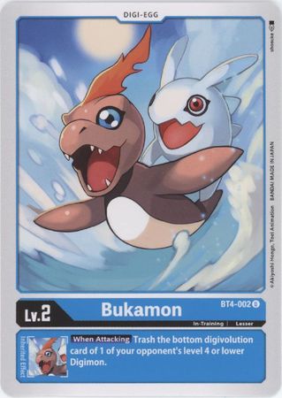 BT4-002 - Bukamon - Uncommon -  NM