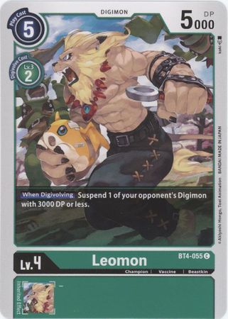 BT4-055 - Leomon -  Common -  NM