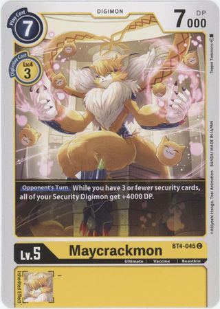 BT4-045 - Maycrackmon - Common -  NM