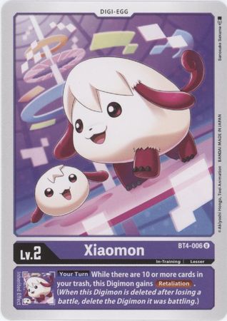 BT4-006 - Xiaomon - Uncommon - NM
