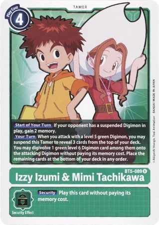 BT5-089 - Izzy Izumi & Mimi Tachikawa - Rare - Rare - NM