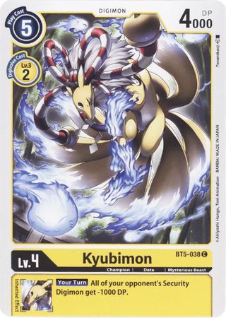 BT5-038 - Kyubimon - Common - NM