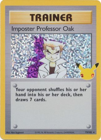 73/102 - Imposter Professor Oak - Holo Rare (Classic Collection) - NM