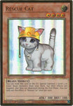 MGED-EN006 - Rescue Cat - Premium Gold Rare 1st Edition-  NM