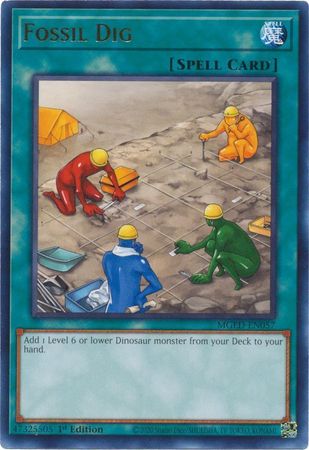 MGED-EN057 - Fossil Dig - Rare 1st Edition - NM
