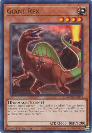 MGED-EN055 - Giant Rex - Rare 1st Edition - NM