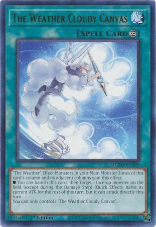 MGED-EN099 - The Weather Cloudy Canvas - Rare 1st Edition - NM
