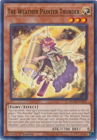 MGED-EN097 - The Weather Painter Thunder - Rare 1st Edition - NM