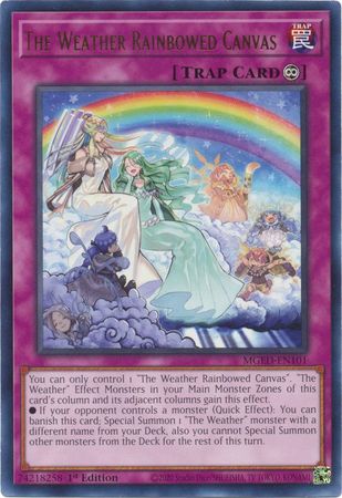 MGED-EN101 - The Weather Rainbowed Canvas - Rare 1st Edition- NM