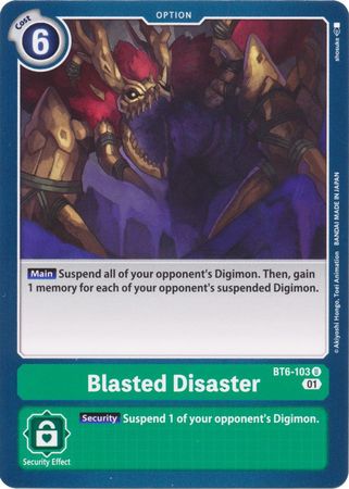 BT6-103 - Blasted Disaster - Uncommon - NM