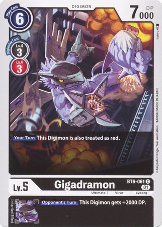 BT6-061 - Gigadramon - Common - NM