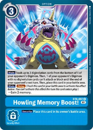 BT6-097 - Howling Memory Boost! - Uncommon - NM