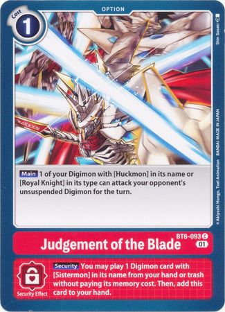 BT6-093 - Judgement of the Blade - Common - NM
