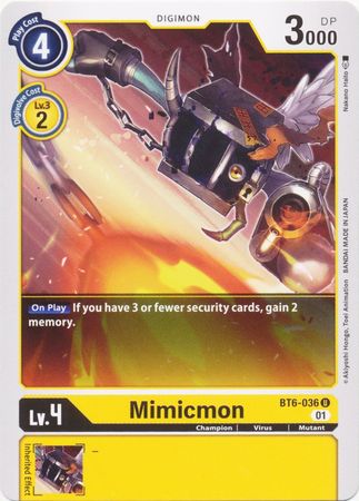 BT6-036 - Mimicmon - Uncommon - NM