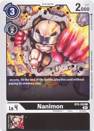BT6-058 - Nanimon - Common - NM