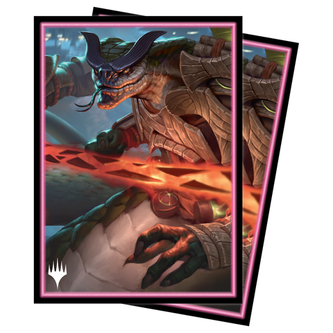 Ultra Pro - MTG Kamigawa: Neon Dynasty Deck Protector Sleeves - Chishiro, the Shattered Blade - 100ct