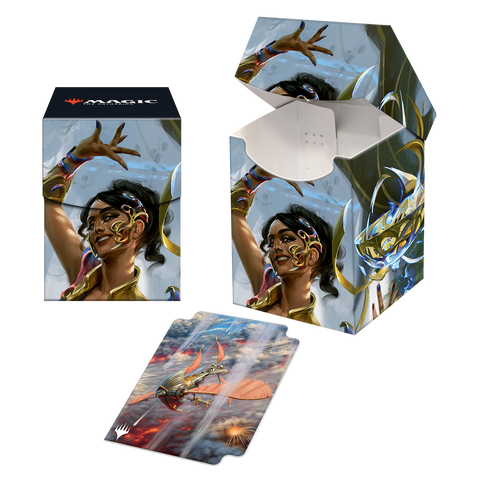 U.P. - MTG: Brothers War - Saheeli - 100ct. Deck Boxes