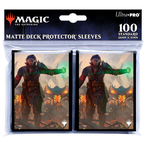 U.P. - MTG: Brothers War - Mishra - 100ct. Deck Protectors