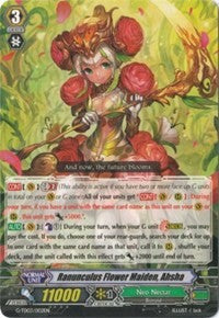 Ranunculus Flower Maiden, Ahsha (Foil) (G-TD03/002EN) [Flower Maiden of Purity]