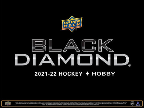 2021-22 UPPER DECK BLACK DIAMOND HOCKEY HOBBY BOX INNER CASE