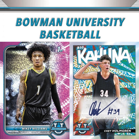 2021-22 Bowman University Basketball Hobby Box