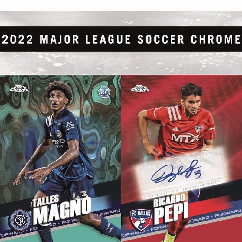 Topps - 2022 Major League Soccer Chrome Soccer - Hobby Box