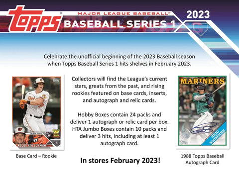 2023 TOPPS Baseball Series 1 Jumbo