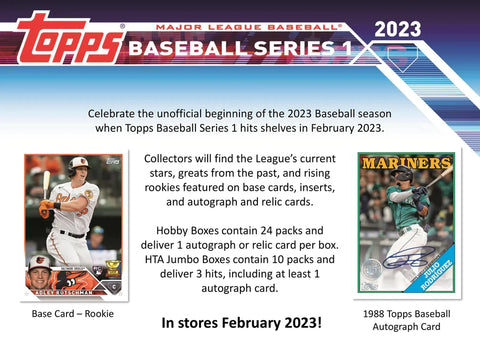 Topps - 2023 Series 1 Baseball - Jumbo Box
