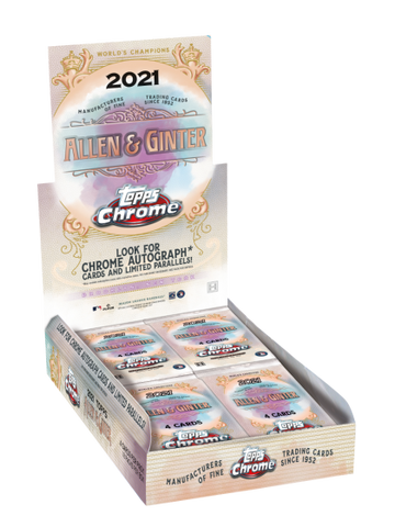2021 TOPPS CHROME ALLEN & GINTER BOX