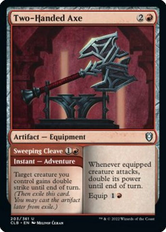 CLB-203 - Two-Handed Axe - Non Foil  - NM