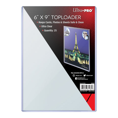 Ultra PRO: Toploader - 6" x 9" (25ct)