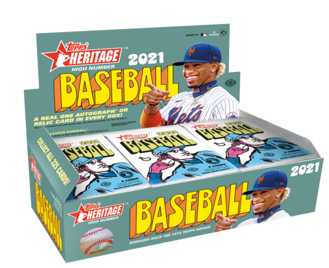 TOPPS - 2021 Heritage High Numbers Baseball - Hobby Box
