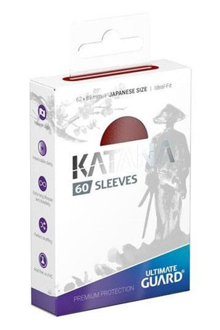 Ultimate Guard Katana Sleeves 60 Japenese - Red