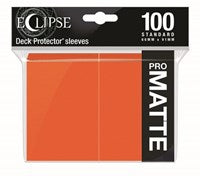 UP 100 Standard Pro Matte Sleeves dark orange
