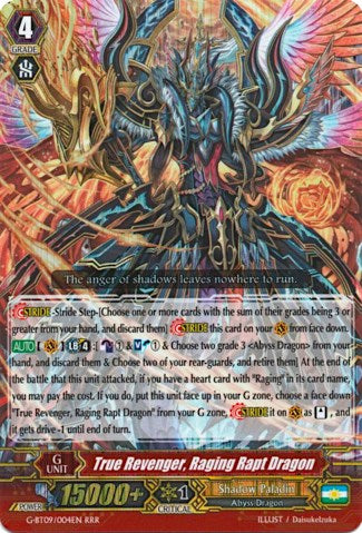 True Revenger, Raging Rapt Dragon (G-BT09/004EN) [Divine Dragon Caper]