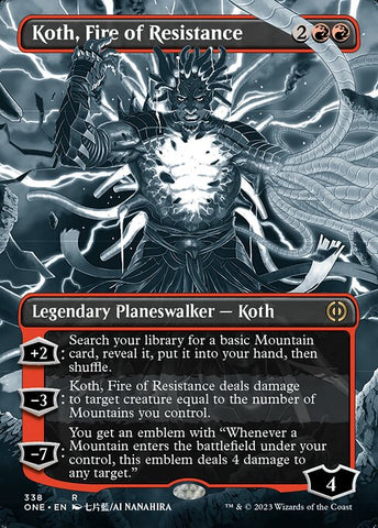 ONE-338 - Koth, Fire of Resistance - Non Foil - NM