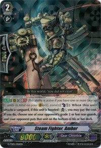 Steam Fighter, Amber (Foil) (G-TD01/006EN) [Awakening of The Interdimensional Dragon]