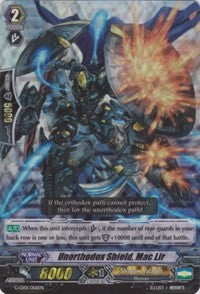 Unorthodox Shield, Mac Lir (RRR) (G-LD01/006EN) [G-Legend Deck Vol.1: The Dark]