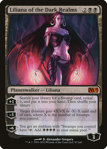 M13-097 - Liliana of the Dark Realms - Non Foil - NM