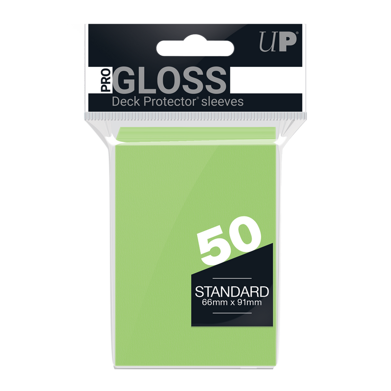 Ultra PRO: Standard 50ct Sleeves - PRO-Gloss (Lime Green)