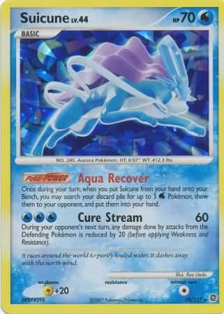 19/132 - Suicune - Shattered Holo Rare - MP
