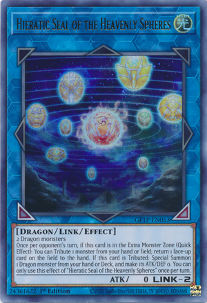 BLCR-EN090 - Hieratic Seal of the Heavenly Spheres - Ultra Rare - NM