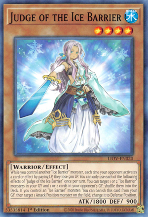 LIOV-EN020 - Judge of the Ice Barrier - Common 1st Edition - NM